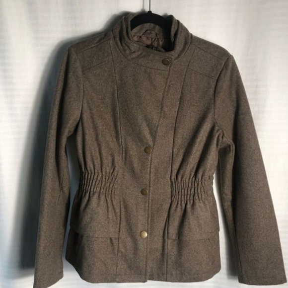 New York & Company Jackets & Blazers - New York & Company Peplum Wool Coat